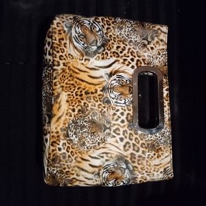 Leopard print purse